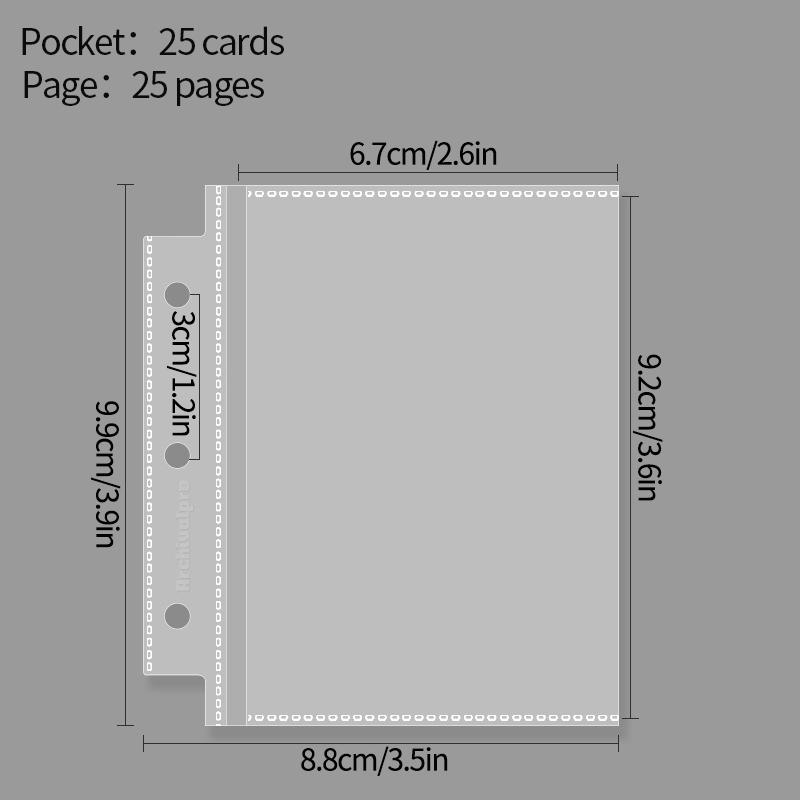 10/25pcs Kpop Binder Photocard Holder 4/5/9 Space Album Inner Pages Binder Collection Idol Cards Collect Book Picture Holder