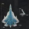Non-Toxic Modern Military Fighter Model Russian Air Force Sukhoi Su-35 Su-57 Assemble Copter Airplane Puzzle Building Block Assembly Toy