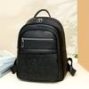 Letter embossed backpack large capacity student backpack