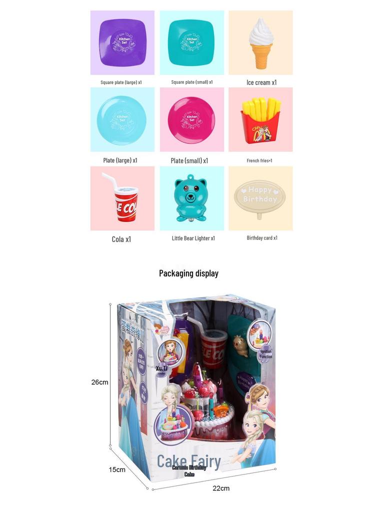 Children's Multifunctional Pretend Play Kitchen Set - Miniature Cooking Educational Toy for Girls