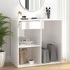 VidaXL Cosmetic Cabinet High Gloss White 80x40x75 Cm Engineered Wood808843
