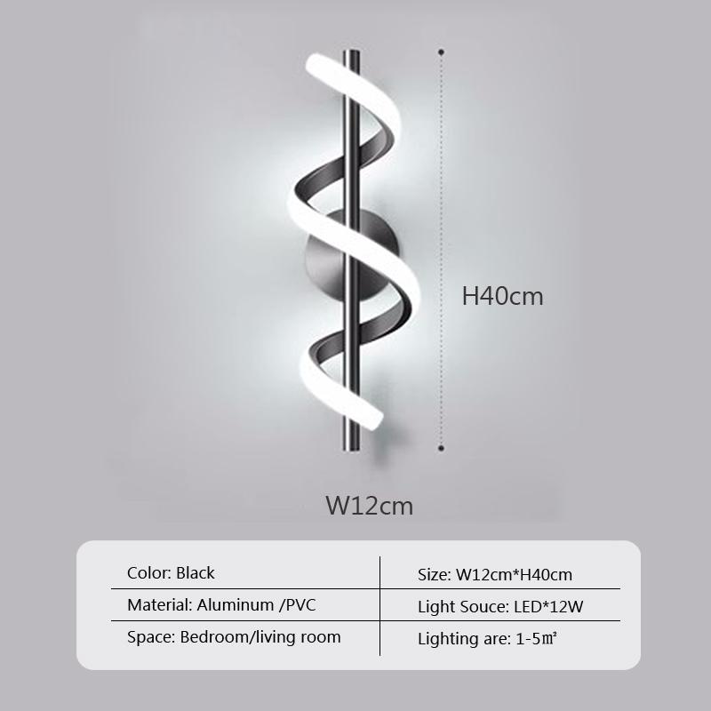 Lampă de perete modernă cu LED-uri pentru sufragerie, dormitor, noptiere, interioare, lumini decorative creative de perete, lumini decorative de perete