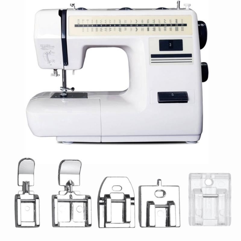 Extended Presser Foot for Flatbed Sewing Machines Sturdy Alloy Construction Smooth Cloth Feeding