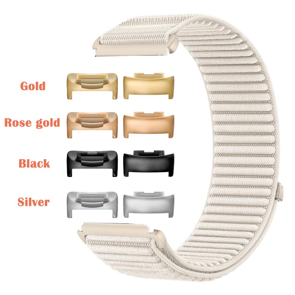 Nylon Loop Band Compatible with Fitbit Charge6 Charge5 Breathable Sport Watchband Suitable for Fitbit Charge 6 5 Women Men Band