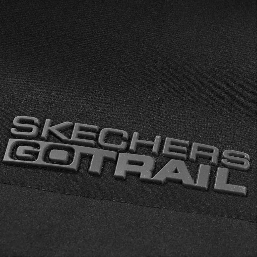 Skechers Stroll Series Solid Color Zipper Hooded Long Sleeve Warm Windproof Three-Proof Work Down Jacket Men outerwear Carbon-Black L423M155-0018