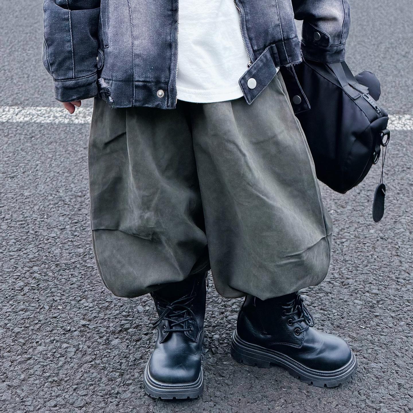 

Boys Quilted Denim Biker Jacket: 2025 Autumn/Winter Stand-up Collar for Children 160 cm