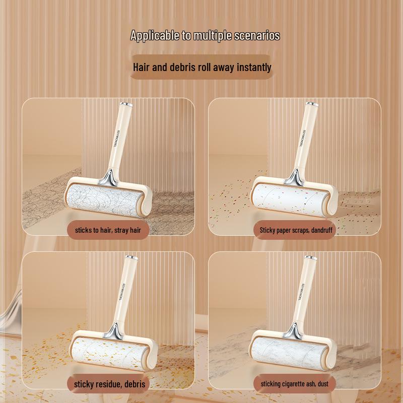 Neuling-Spezial: Fusselrolle mit langem Griff für Bett & Katzenhaare