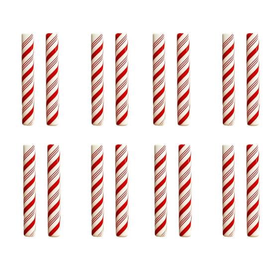 2/8/16 Peças Capas para Ferragens Decorativas Capas para Puxadores de Armário de Natal Peppermint Vermelho Elásticas