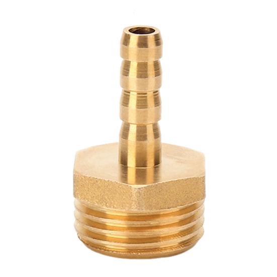 Brass Hose Barb Fittings Adapter Connector High Strength Rustproof Corrosion Resistant Hose Barb Male Fittings Accessories