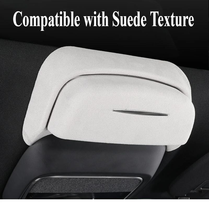 Per Xpeng G6 2025 2024 Scatola Portaocchiali per Auto Suede Custodia per Occhiali da Sole Tetto Apribile Portaoggetti per Occhiali Accessori Interni Auto
