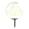 24TE Acrylic Cake Decors  Islamic Holiday Cake Toppers for Middle Eastern Celebration Pack of 2PCS