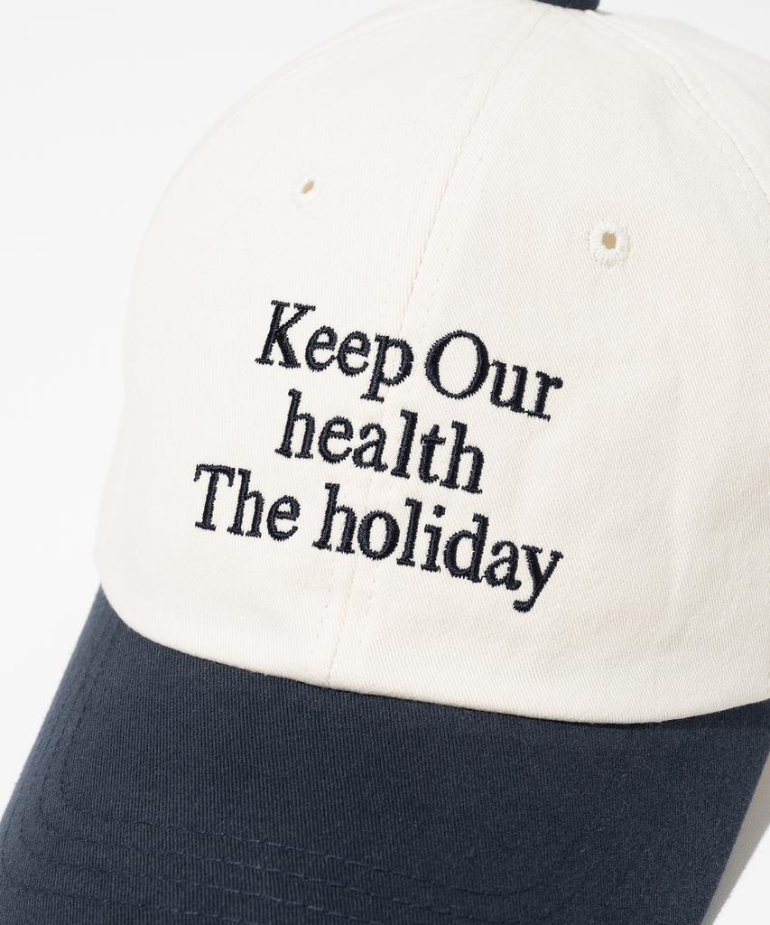 MILLO ARCHIVE Holiday Signature Ball Cap [Cream Navy]