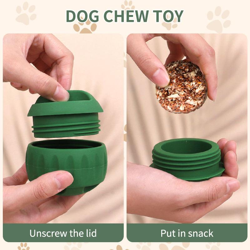 Cross-border Hot-selling Foreign Trade for Dog Slow Feeder Teething Food Leakage Licking Toy Ball Tray Grinding Tool