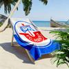 FC Hansa Print Strandtuch, Großes Weiches Schnelltrocknendes Handtuch für Strand Camping Schwimmen