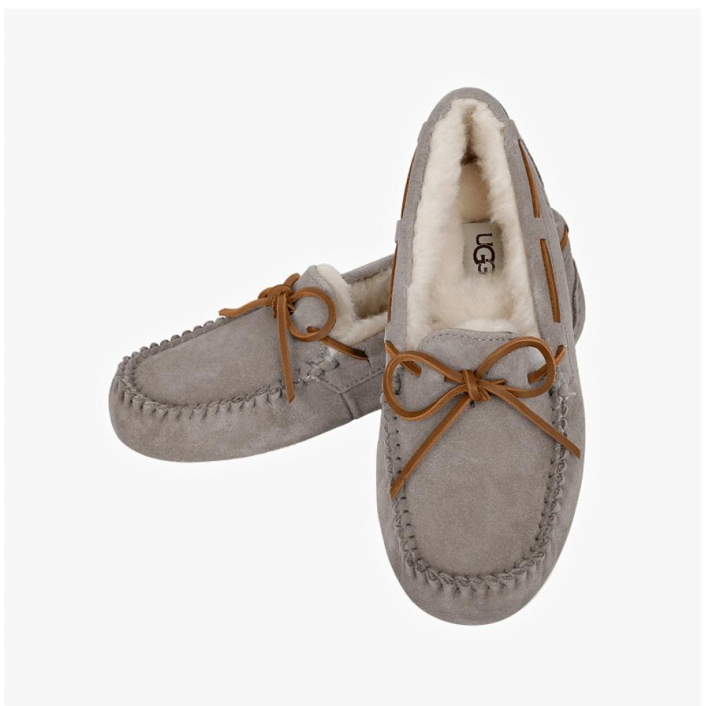 UGG 1107949 Pew Dakota Pewter Moccasin Flat Shoes