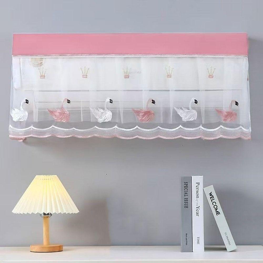 Windproof Air Conditioner Dust Cover Mesh Transparent AC Covers Isolation Cover  Household