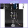 Stunning Luxurious Alloy Crystal Necklace With Exquisite Flower Shape For Winter Chic
