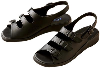 Folk Nurse Sandals Comfort L 271-6 (Black) (24.0~24.5cm)