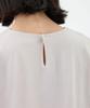AC by Alpha Cubic Pleated Willow 351634 Women's Off-White Blouse,