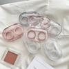 1pcs Transparent Color Contact Lenses Box Travel Holder Container Soaking Contact Lens Box Mini Contact Lenses Case Accessories