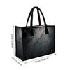 Vintage Cracked Print Large Capacity Tote Bag Fashion Daily Shoulder Bag