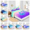 Four-Piece Mattress Color Gradual Change Bedding 3D Digital Printing Kit Mattress Protective Cover