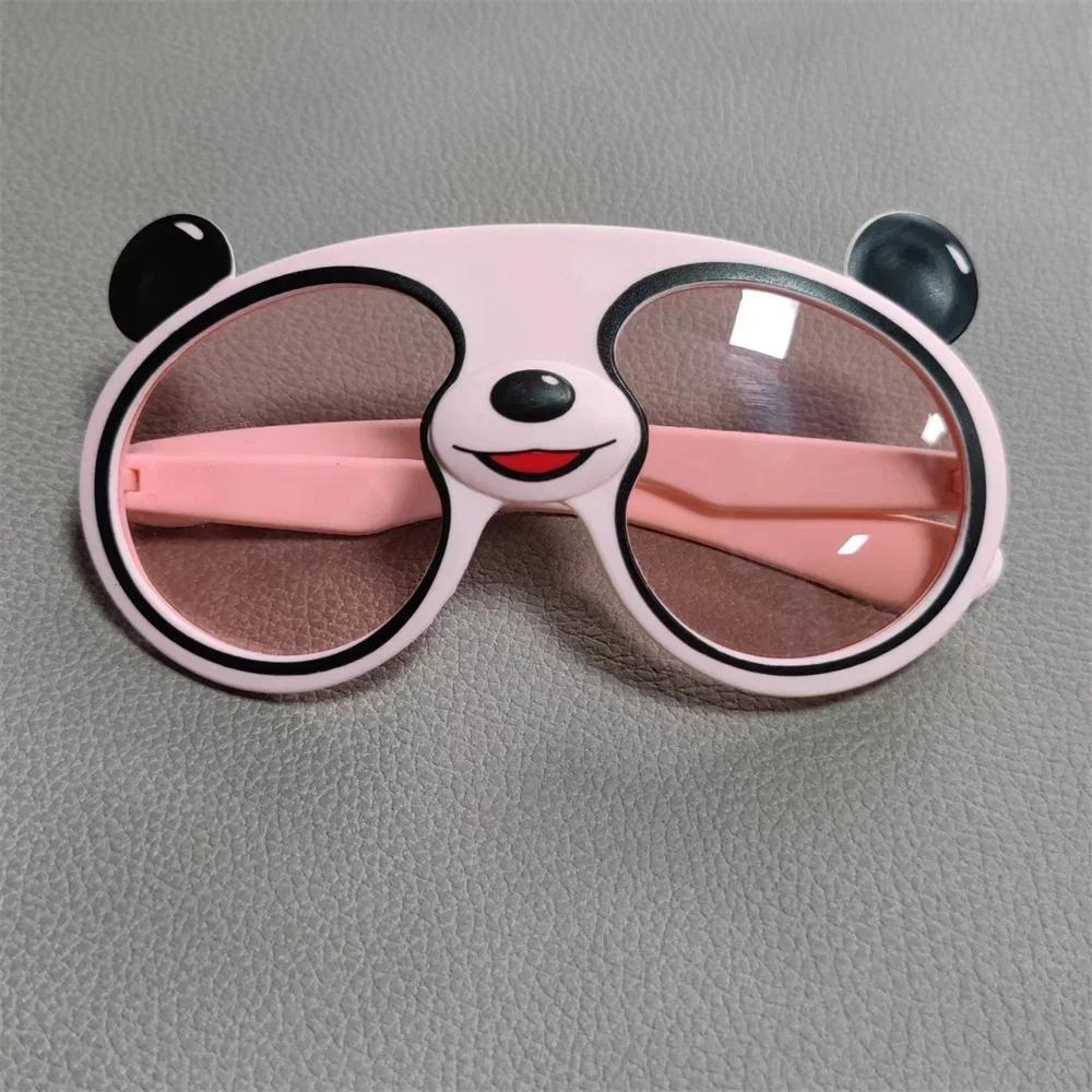 

Children s Sun Glasses Cute Cartoon Panda Sunglasses for Boys Girls Silicone Outdoor UV400 Shades Protection Eyeglasses Gifts