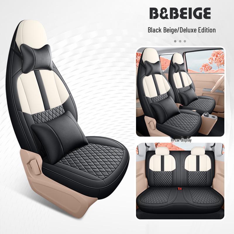 Geely Panda Mini Special Car Full Surround Leather Cartoon Seat Cushion Cover