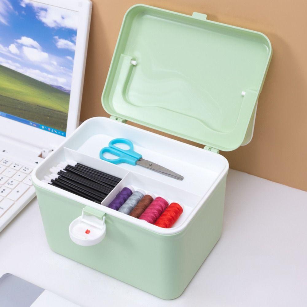 Large Capacity Medicine Storage Box with Handle Medicine Case Emergency Box  Household Nursing