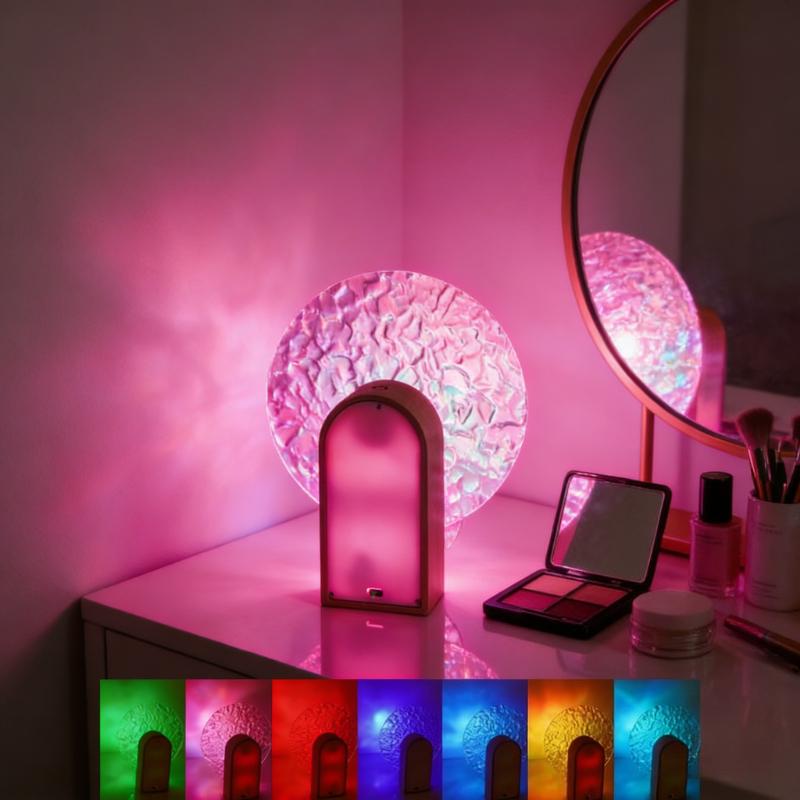 Sunset Water Ripple Night Light Bedroom Bedside Lamp Internet Celebrity Sunset Light Romantic Atmosphere Lamp