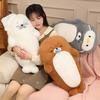 Seal Plush Pillow Sleeping Seal Stuffed Animal with Removable Accessories Soft Cuddly Pillow for Hugging & Support