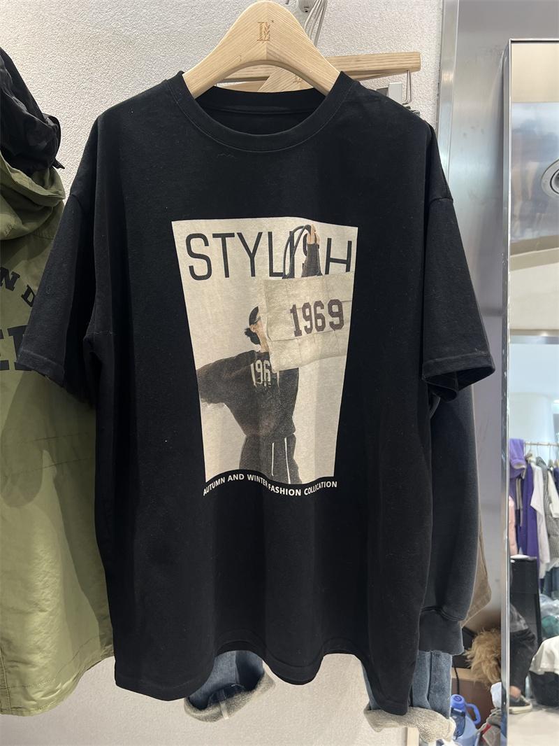 

Лето Новинка Повседневный Принт Простой Свободный Универсальный орт Све Футболка Женская Креативный Узор Хлопок Гребенной круглый Нек... 4XL