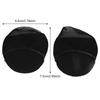 1 Pair of Hidding Non Slip High Heel Forefoot Pad Cushion Foot Care Tool (Black)