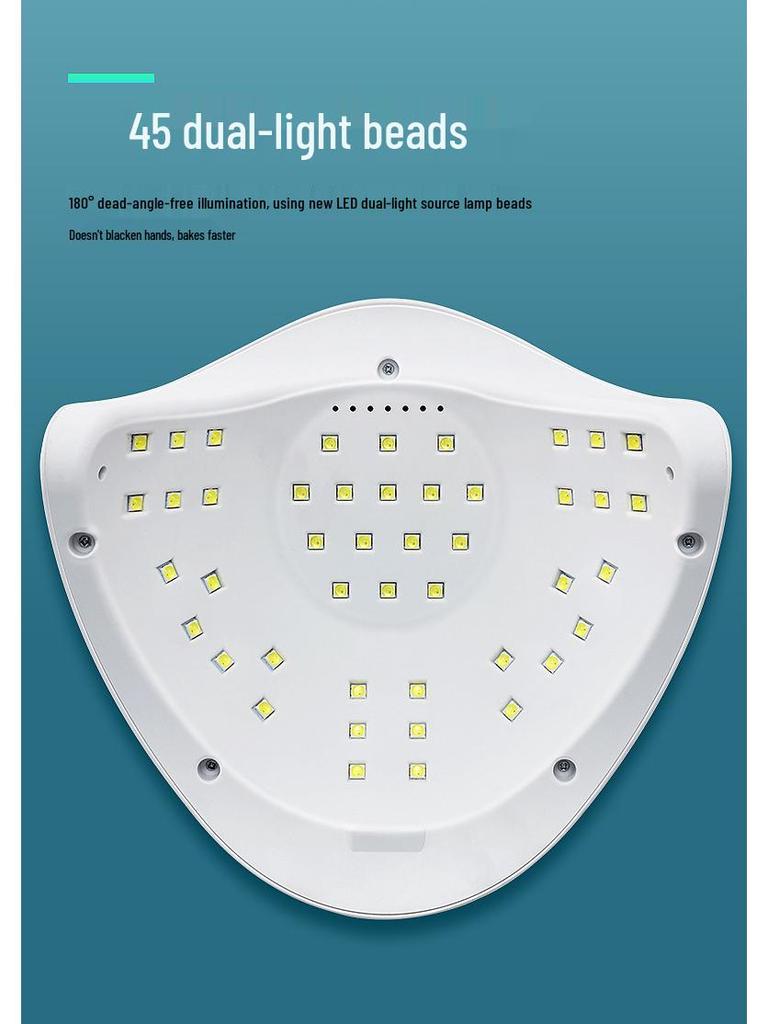SUNX5MAX 180W Nail Lamp: LED Phototherapy Dryer for Quick Gel Polish Curing