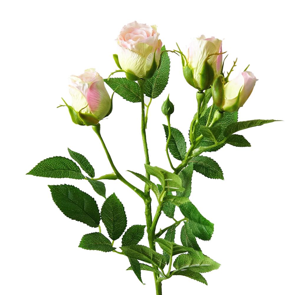 Blooming Bouquet Artificial Flower Rose Garden DIY Stage Party Wedding Holiday Craft Decor