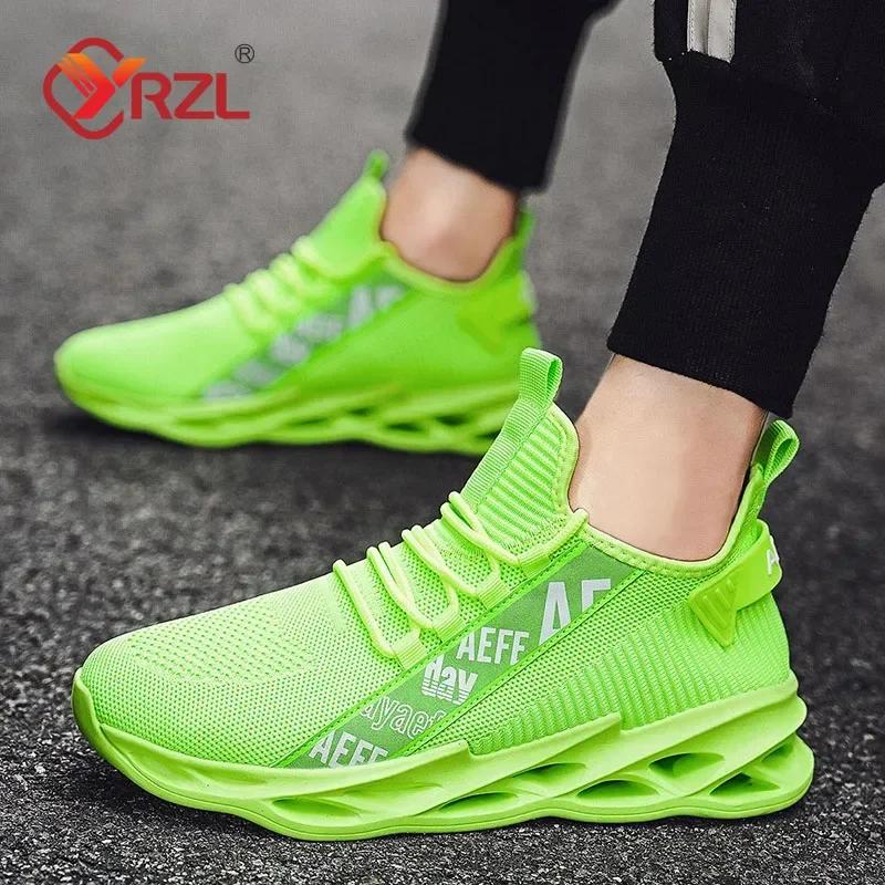 

Mens Sneakers Lightweight Comfortable Mesh Breathable Sneakers Men Green Casual Shoes Thick Sole Running Shoes for Men 46 зелений