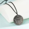  King Belial Sigil Demon Seal Necklace Stainless Steel Key of Solomon Pendant Necklaces Amulet Jewelry Gifts Wholesale