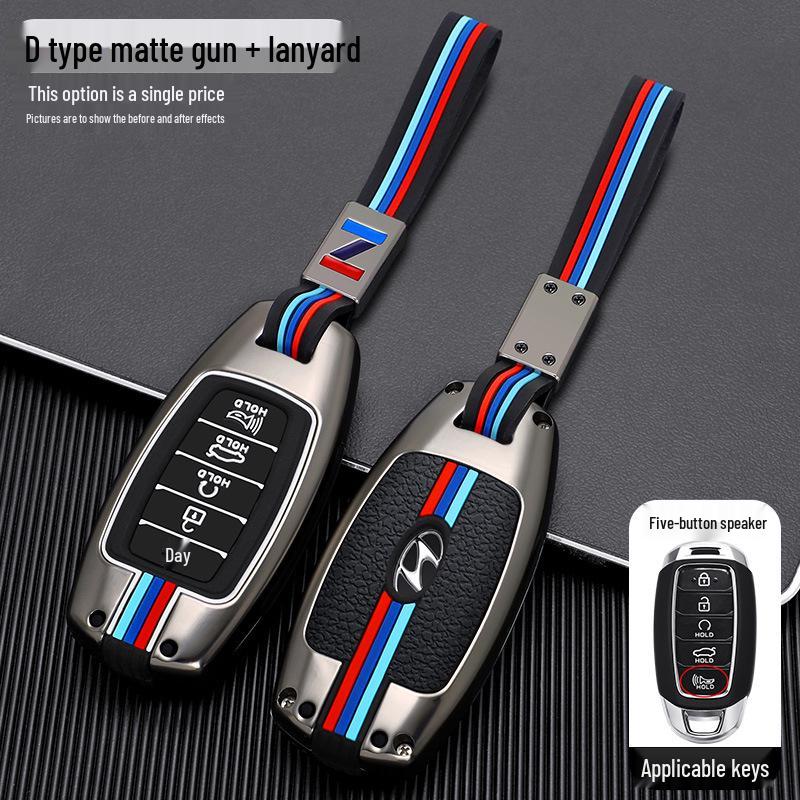 Elantra Key Case for Hyundai: Metal Shell for Mistra/Festa/ix35 Models 2022