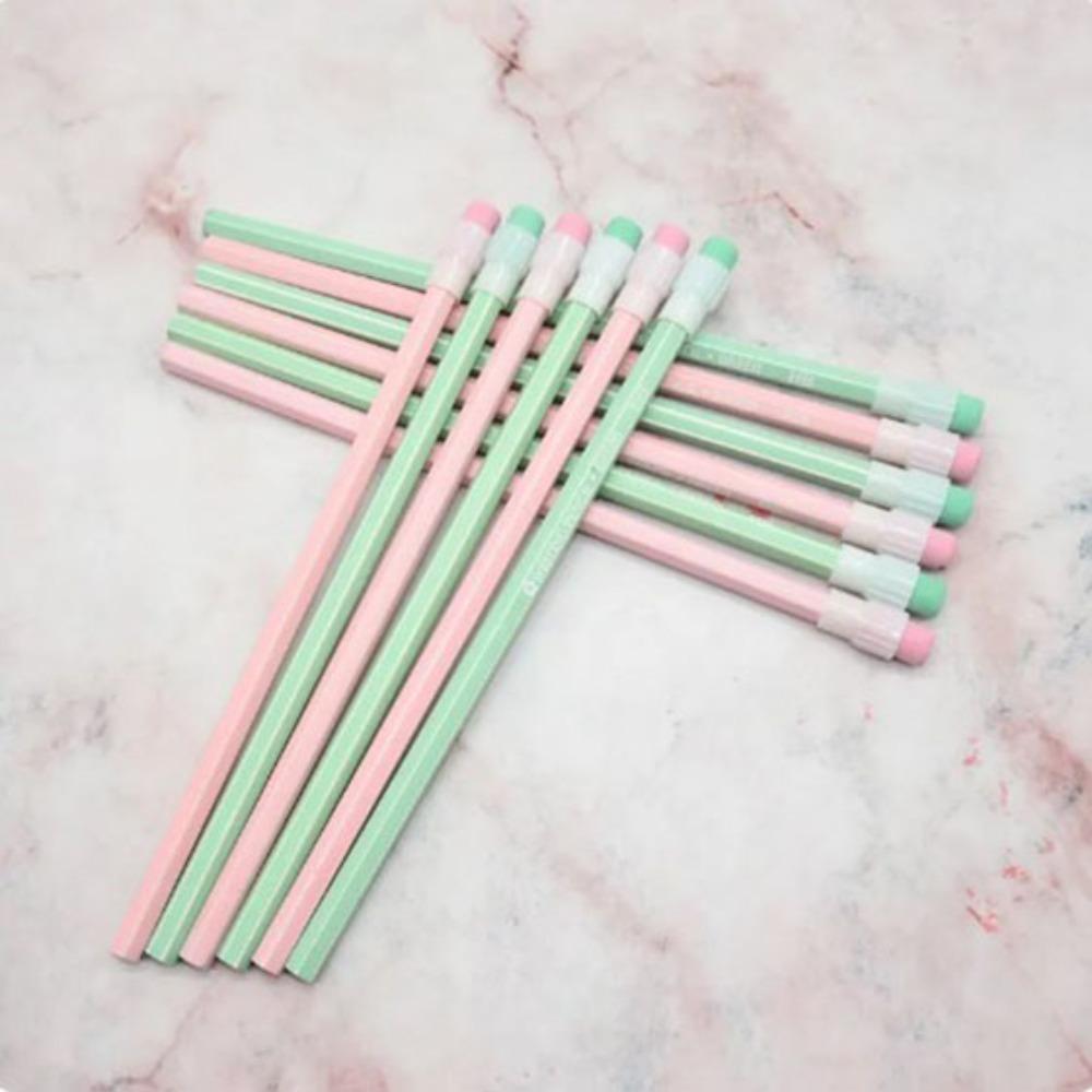 

Деревянный карандаш HB, нелегко сломанный грифель с резиновым карандашом, детский студенческий карандаш, студенческий