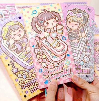 New Little Potato Weeks Notebook Y2K Series Grid Notebook Cute Notebook Girl Heart