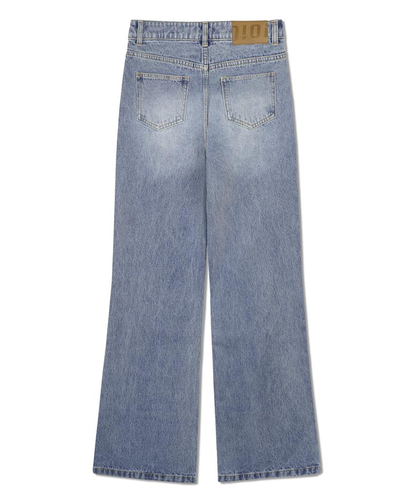OIOI COLLECTION Bootcut W Denim Pants_ Light Blue