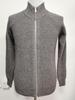 Men's Autumn Winter Korean Slim Fit Thick Knitwear Cardigan Jacket with Long Sleeves and Zipper