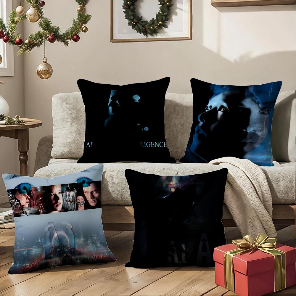 Artificial Intelligence Movie Cushion Cover Pattern Printed Pillowcase For Living Room Sofa Cushion Cover & Bedroom Decor