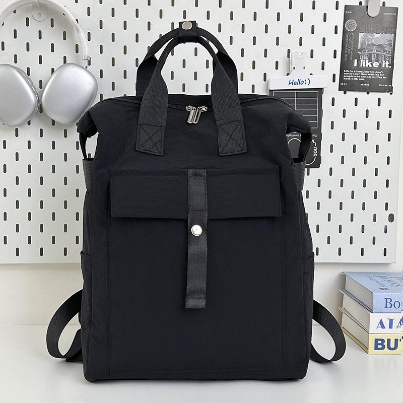 Schoolbag Backpack Women's Waterproof Splash Large Capacity High Value Outdoor Travel Breathable Lightweight Backpack Men's Baigou Bag