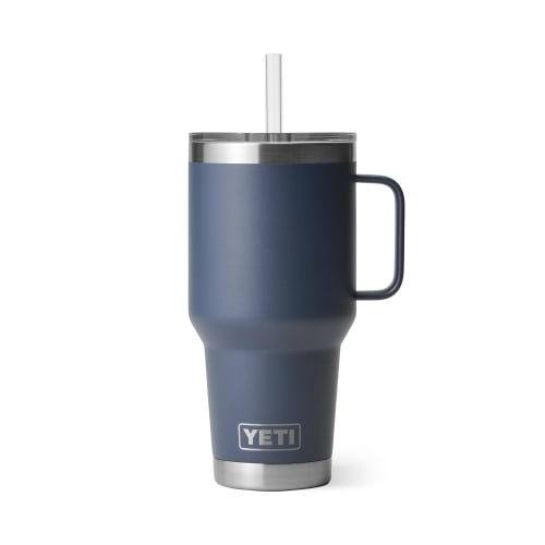 

YETI Rambler 35 oz Straw Mug, Vacuum Insulated, Stainless Steel, Navy