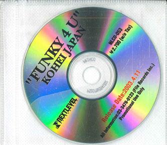 CD KOHEI JAPAN  Funky 4 U NONE NEXTLEVEL Japan Japanese Club Dance Used