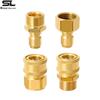 3/8" Brass Quick Connect High-Pressure Washer Hose Adapter Kit
