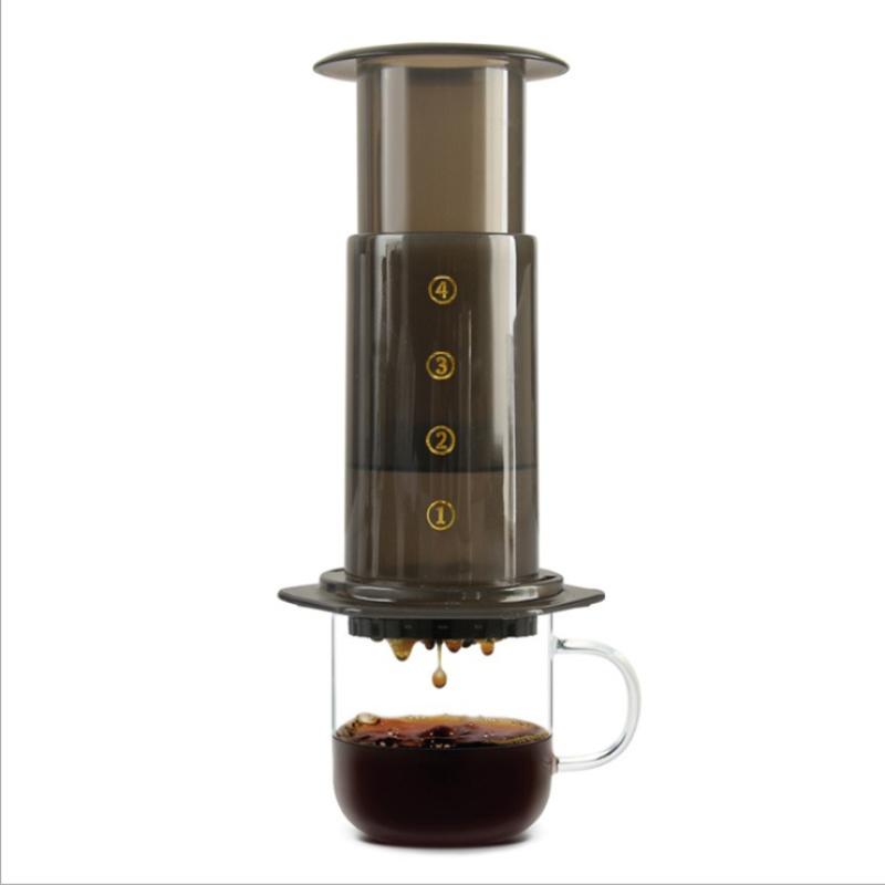 New Filter Glass Espresso Coffee Maker Portable Cafe French Press Cafe Coffee Pot