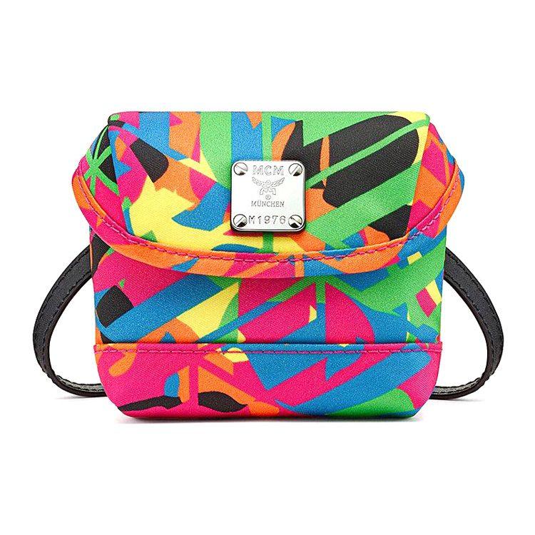 MCM Aren Autumn Winter Classic Camouflage Print Silver Metal Logo Detachable Lanyard Fabric Clutch Bag Women clutch bag MXZCATA01MT001 Basic Set BagDust Bag 15980₽