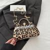 Exquisite Texture Small Bag Female New Chain Crossbody Bag Fashion Leopard Print Portable Dinner Bag Handbags AVE